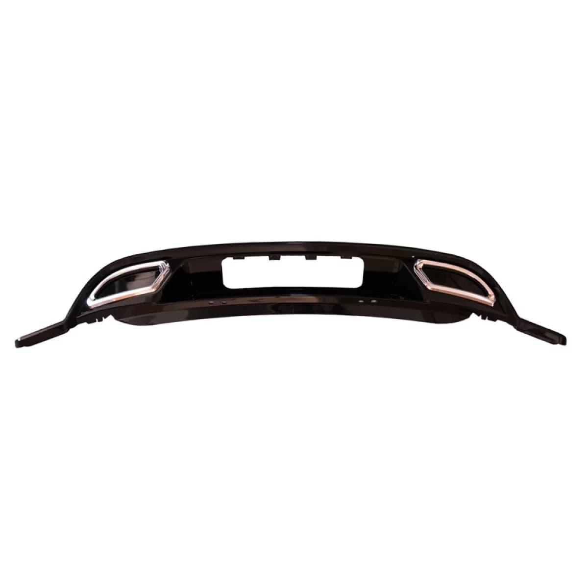 Rear Bumper Diffuser suitable for VW Golf VI (6) 08-12 Golf 7.5 R-Line Look From Abs Plastic 1pc