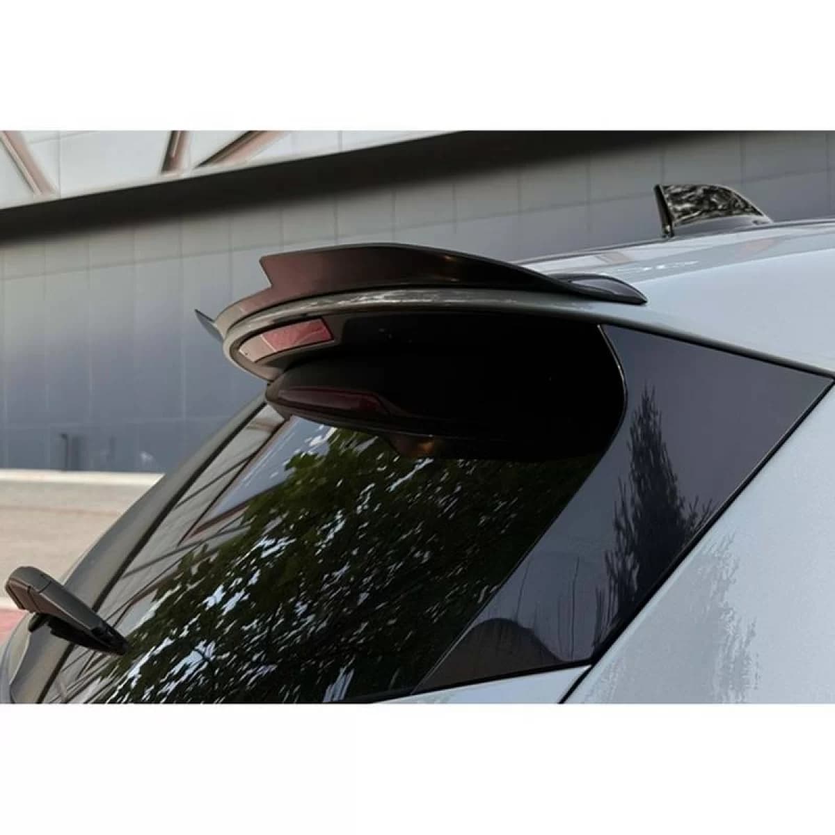 Roof Spoiler suitable for Renault Clio MK5 Facelift 2023+ Piano Black From Abs Plastic