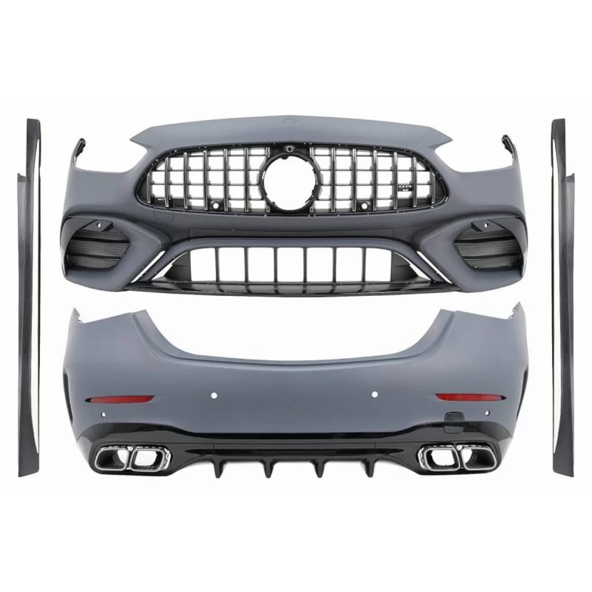Body Kit suitable for Mercedes-Benz C-Class W206 21+ Sedan A Design C63 Look With Grille & Exhaust Pipes