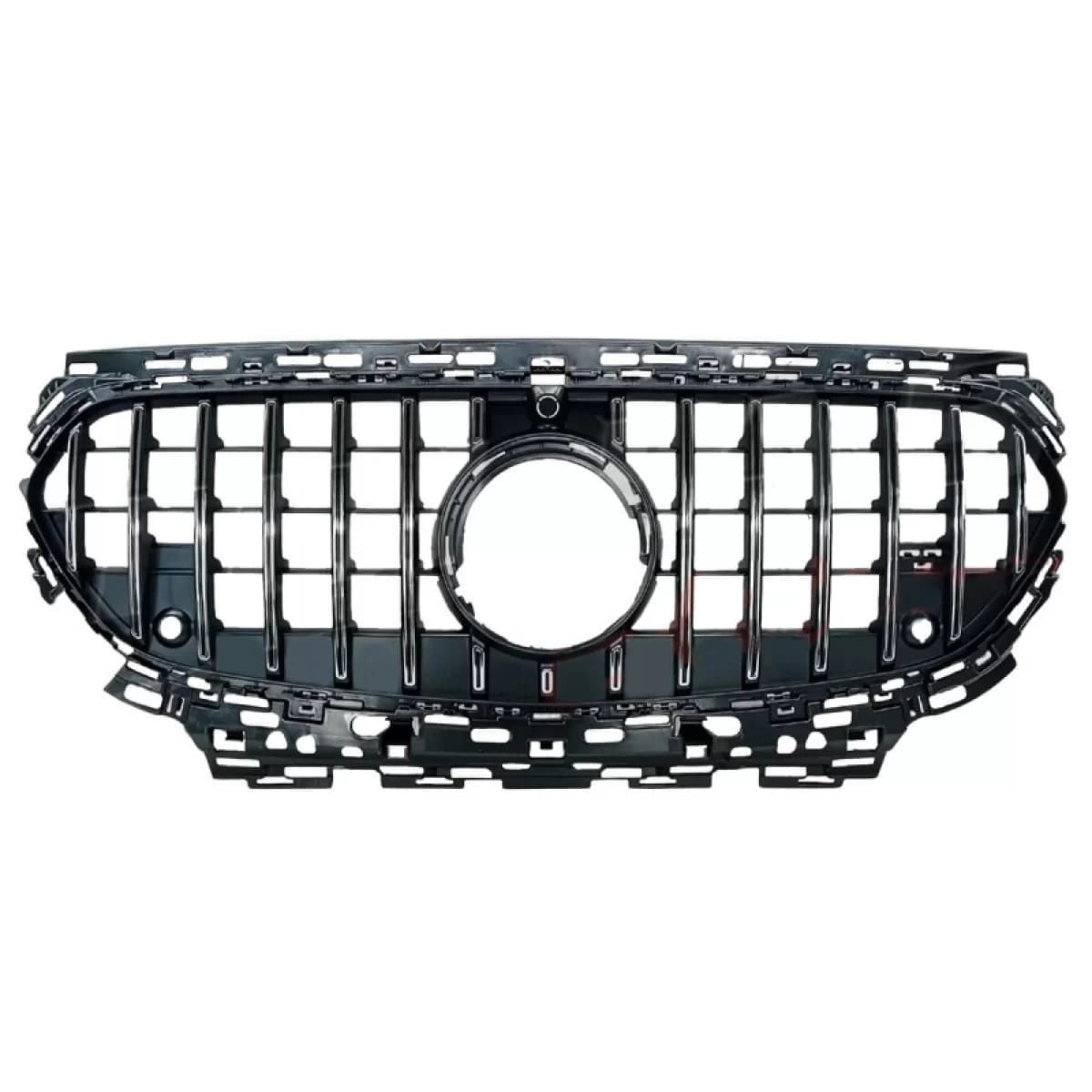 Front Grille suitable for Mercedes-Benz E-Class W214 2024+ GT A Design Panamericana Look Black/Chrome 1pc