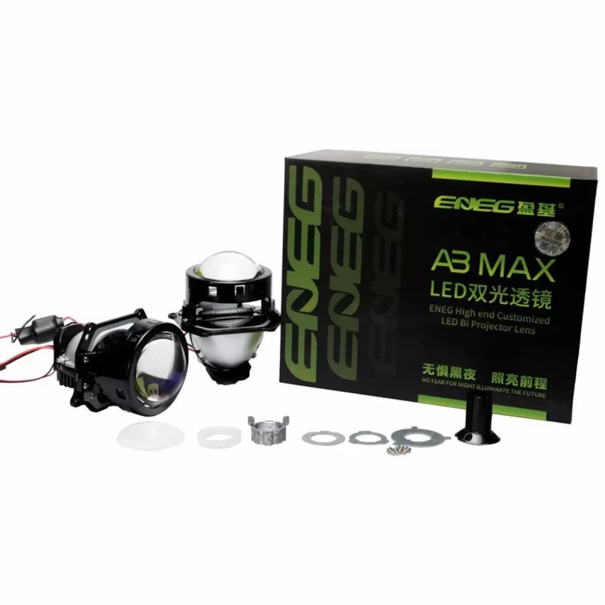 Bi-Led Headlights Projectors suitable for Retrofit 3.0" Aozoom A3 MAX 32W / 39W 2 Pieces