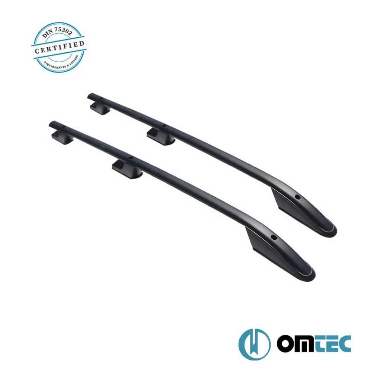 Roof Bars Railing suitable for VW Amarok 2010-2022 PK Black 2 Pieces