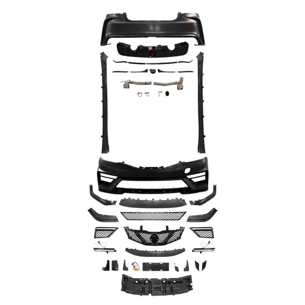 Body Kit suitable for Nissan Tiida 2011-2016 Nismo Look