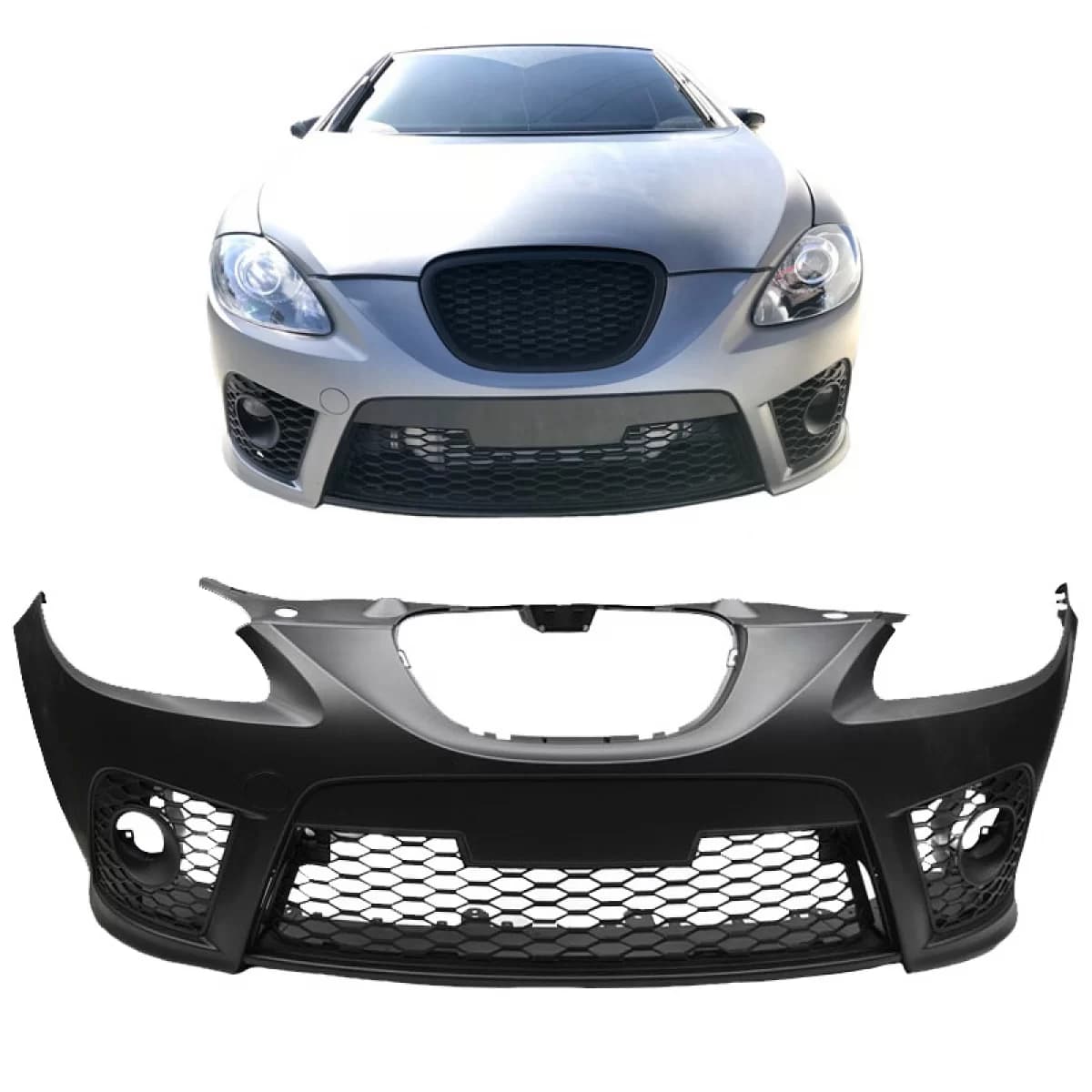Front Bumper suitable for Seat Leon 1P 05-09 Cupra Look
