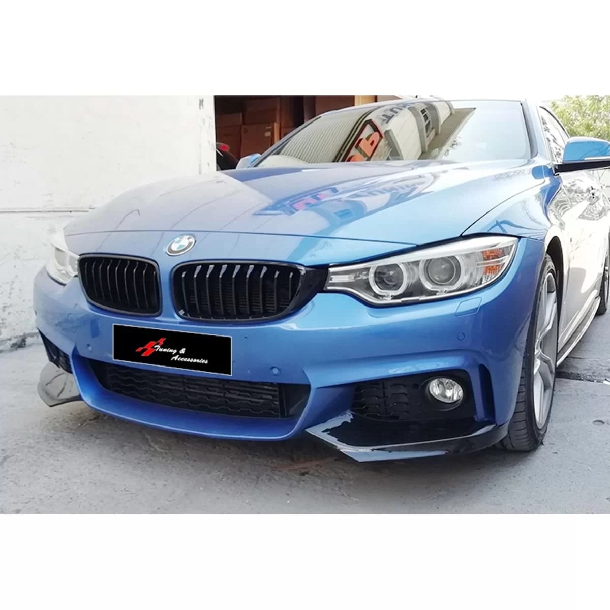 F32 - F36 M Technic Front splitters piano black 2014-2020