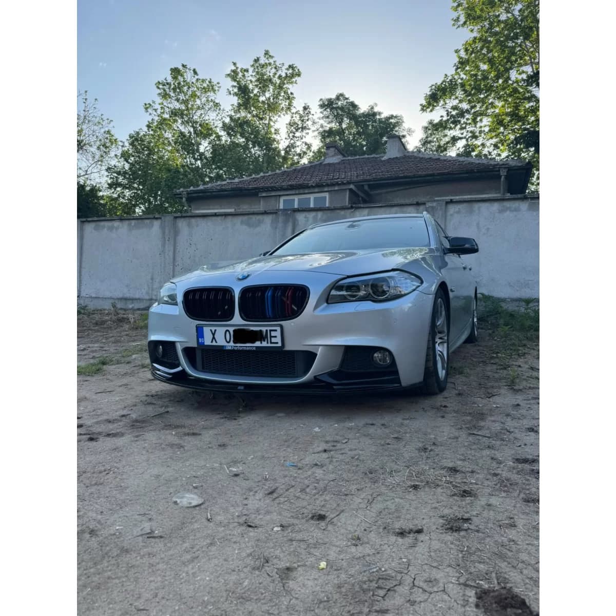 FRONT SPOILER suitable for BMW 5 SERIES F10 for M-TECH BUMPER