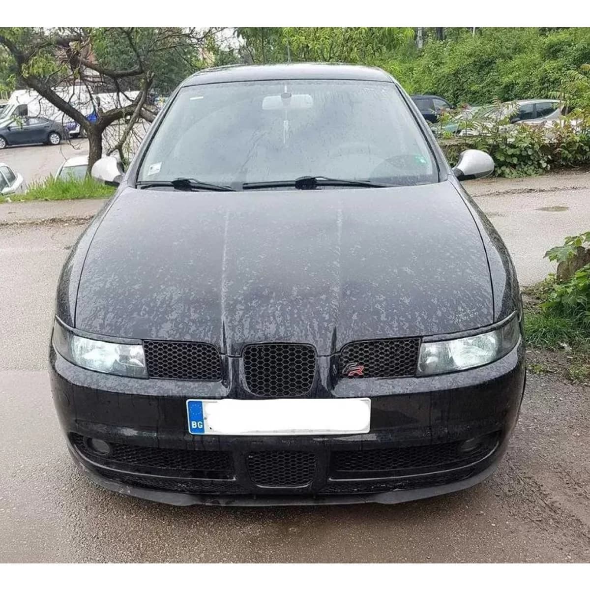 Front lip spoiler / blade / addition suitable for Seat Leon 1M