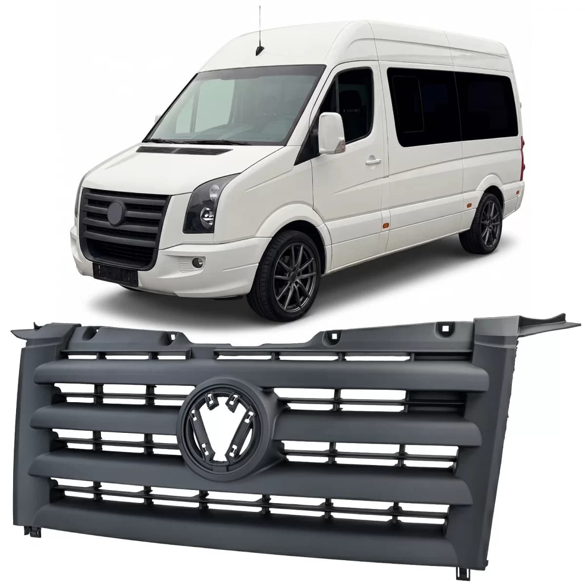 Front grille radiator grille suitable for VW Crafter 2E 2F 2006-2011