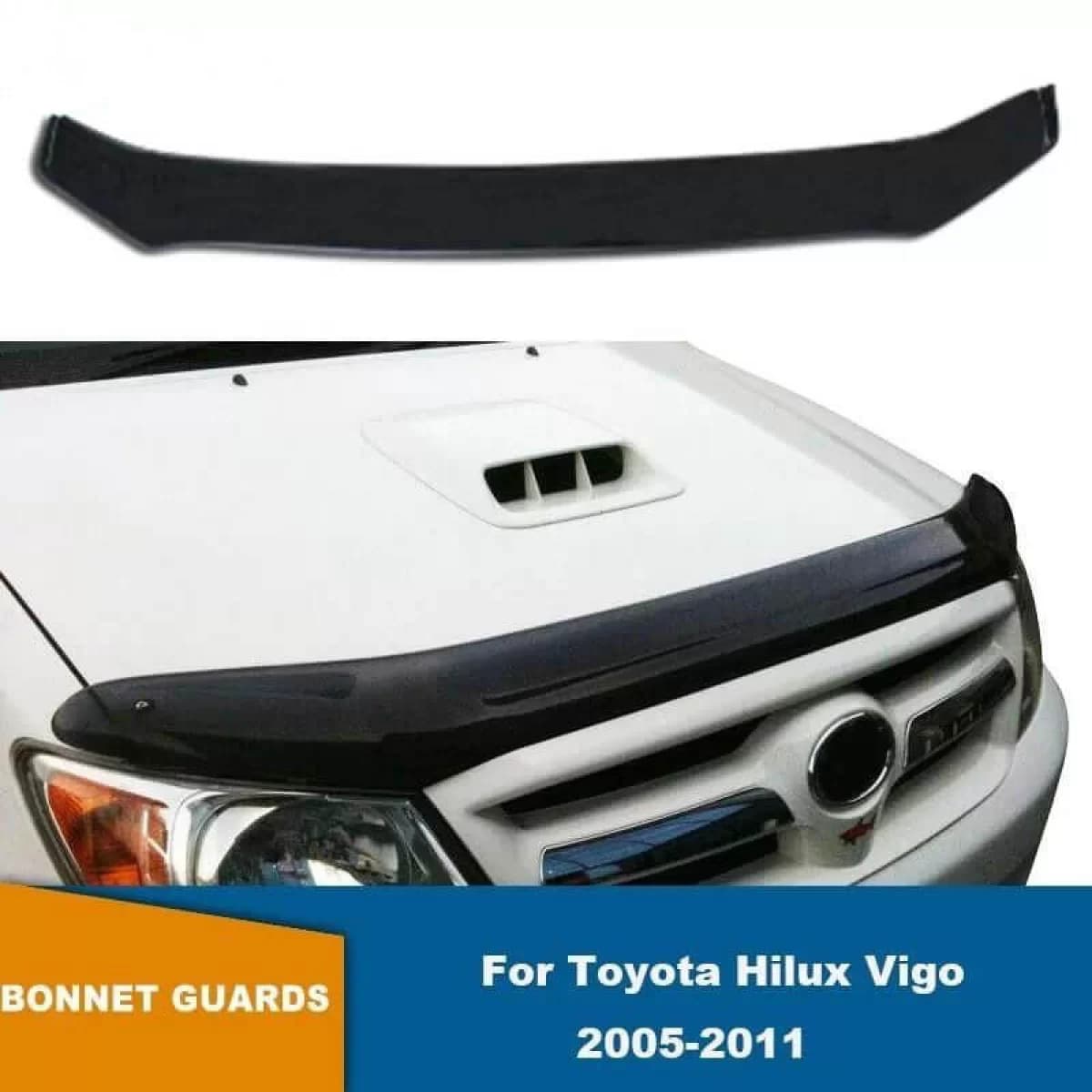 Hood Deflector suitable for Toyota Hilux 2006-2012 Black Color