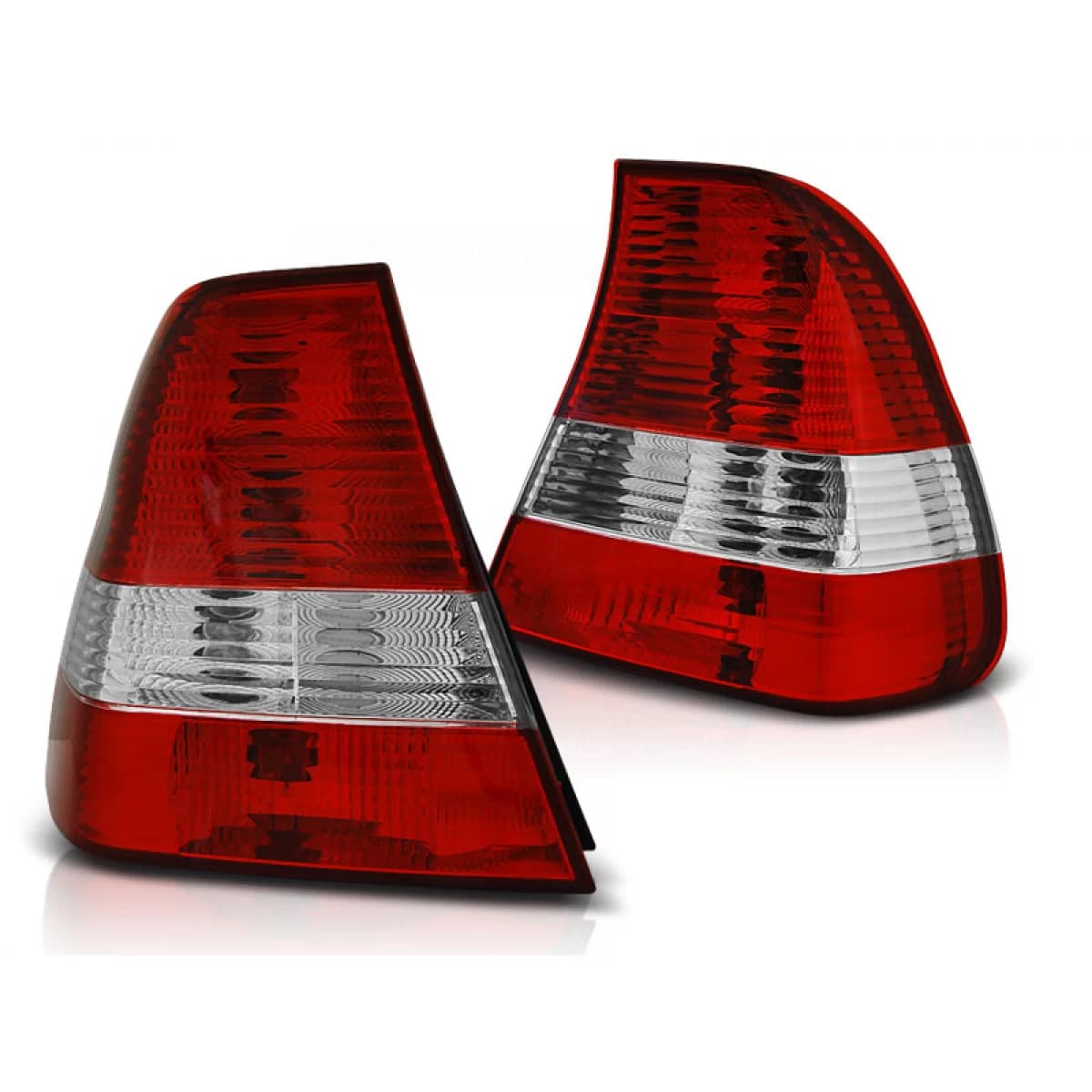 TAIL LIGHTS RED WHITE fits BMW E46 06.01-12.04 COMPACT