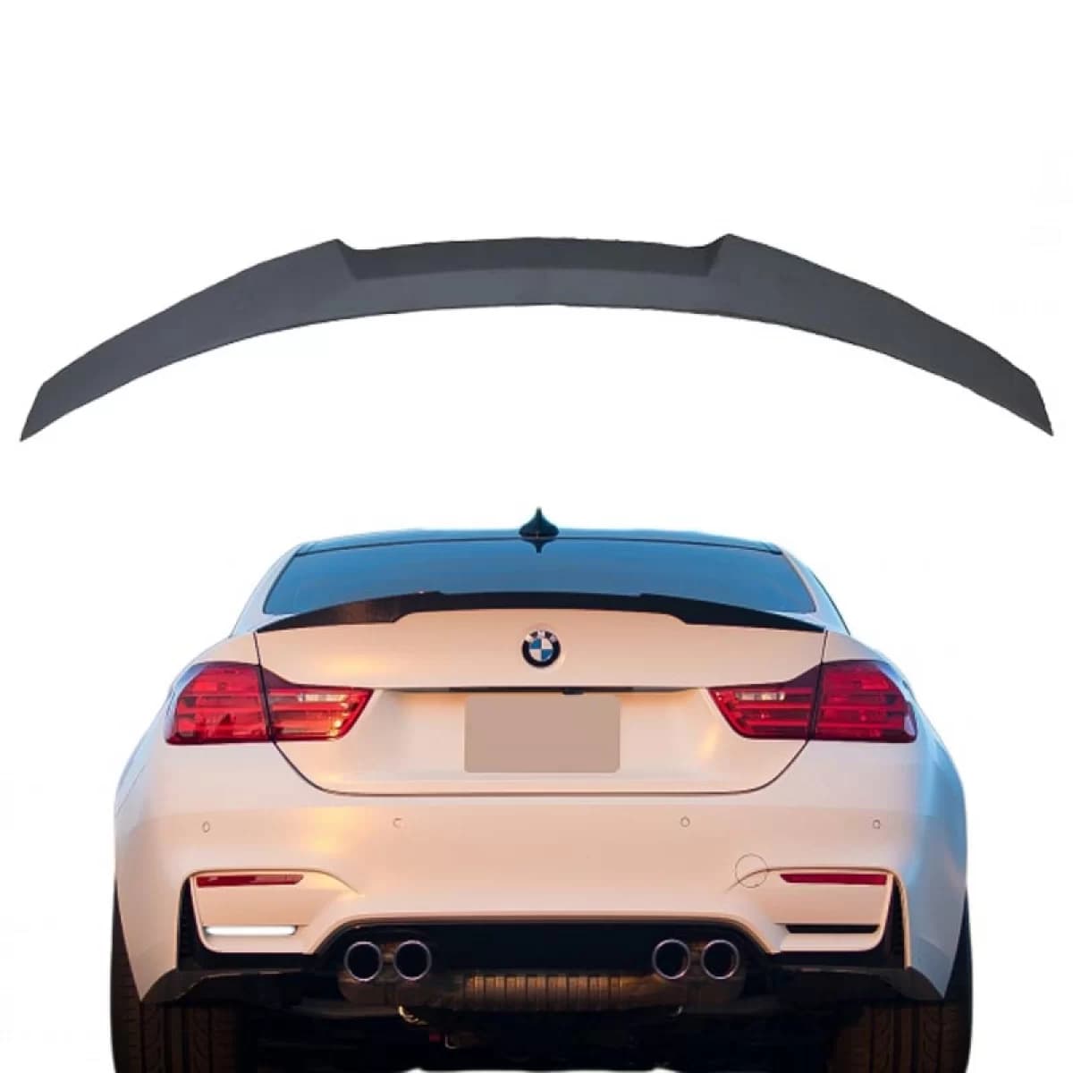 Trunk Spoiler suitable for BMW 4 F36 13-17 4D Grand Coupe M4 Look Lipspoiler made from Polyurethane