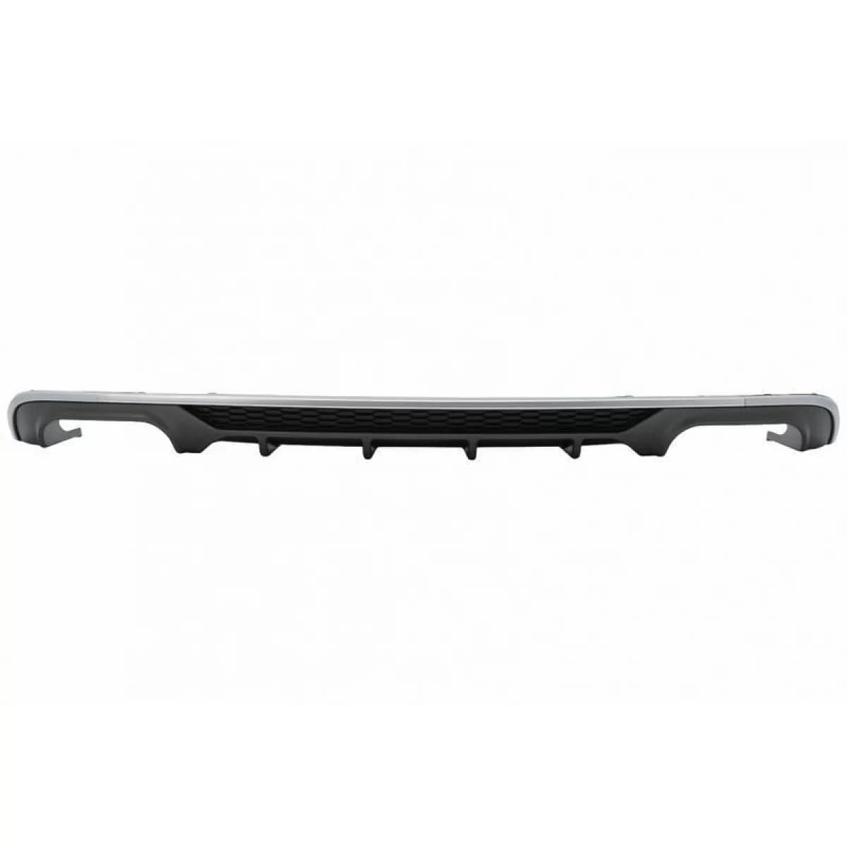 Rear Bumper Diffuser suitable for Audi A3 8V Facelift 16-20 Sedan / Cabrio S3 Look Standard Bumper from ABS Plastic 1pc