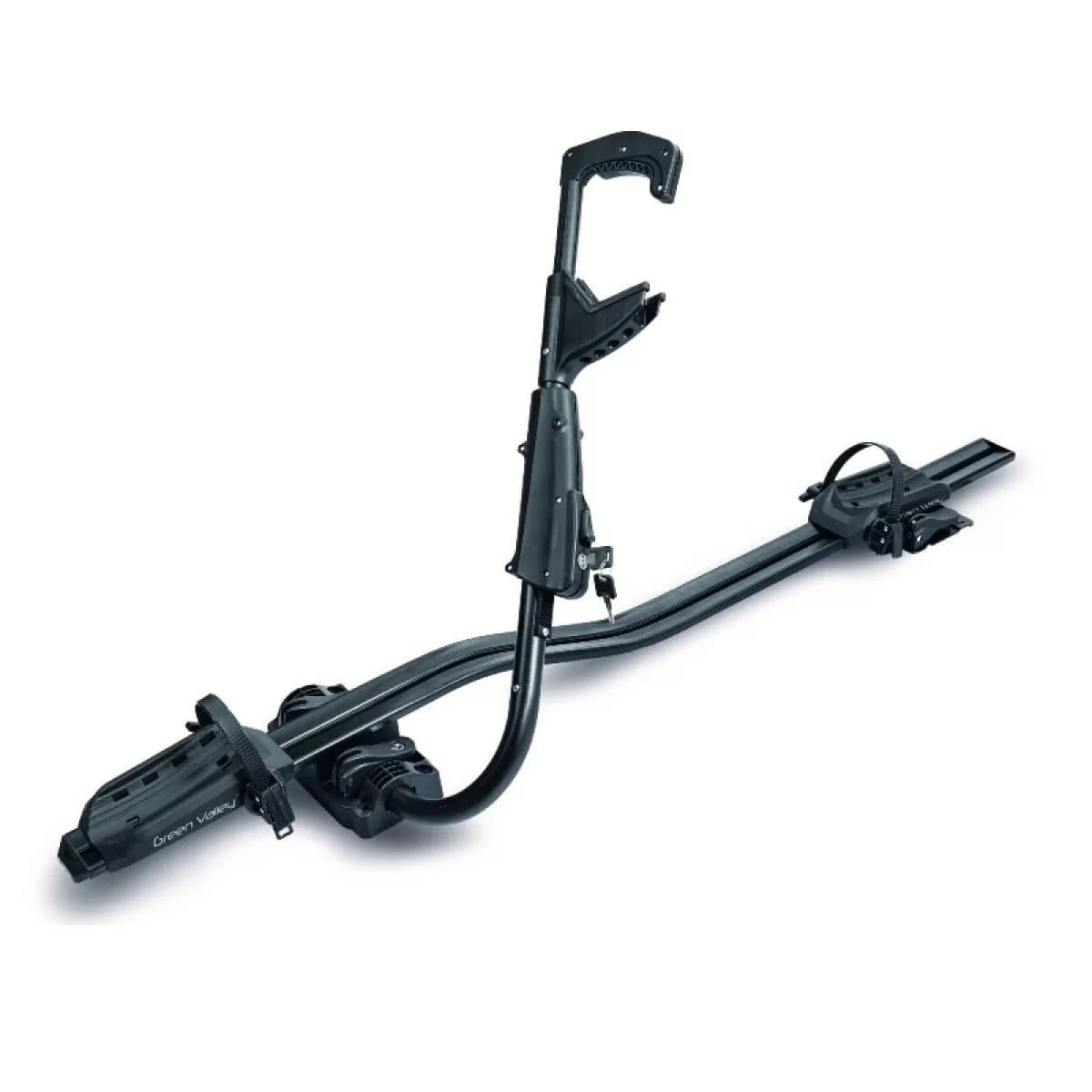 Roof Bicycle Carrier Green Valley Fast Bike Black 160.661 Aluminium suitable for 1 Bicycle