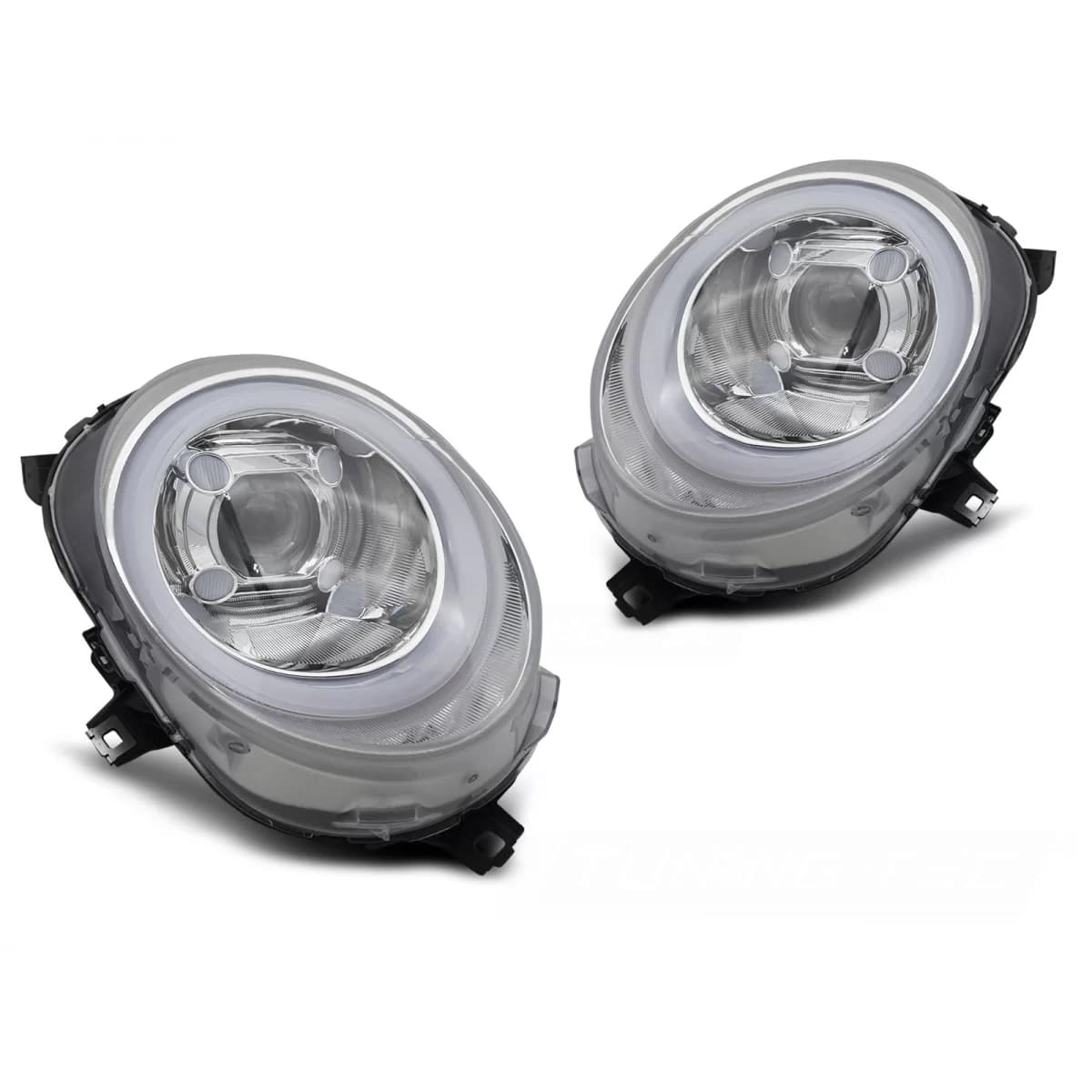 HEADLIGHTS TUBE LIGHT CHROME DRL fits MINI (COOPER) F55 / F56 / F57 14-17