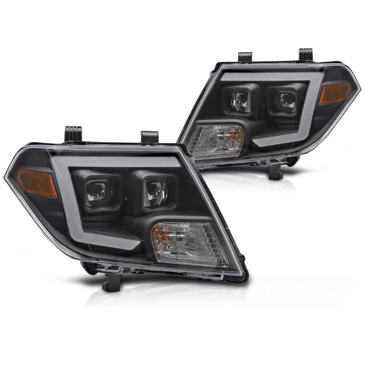 NISSAN FRONTIER 10-14 TUBE LIGHTS BLACK