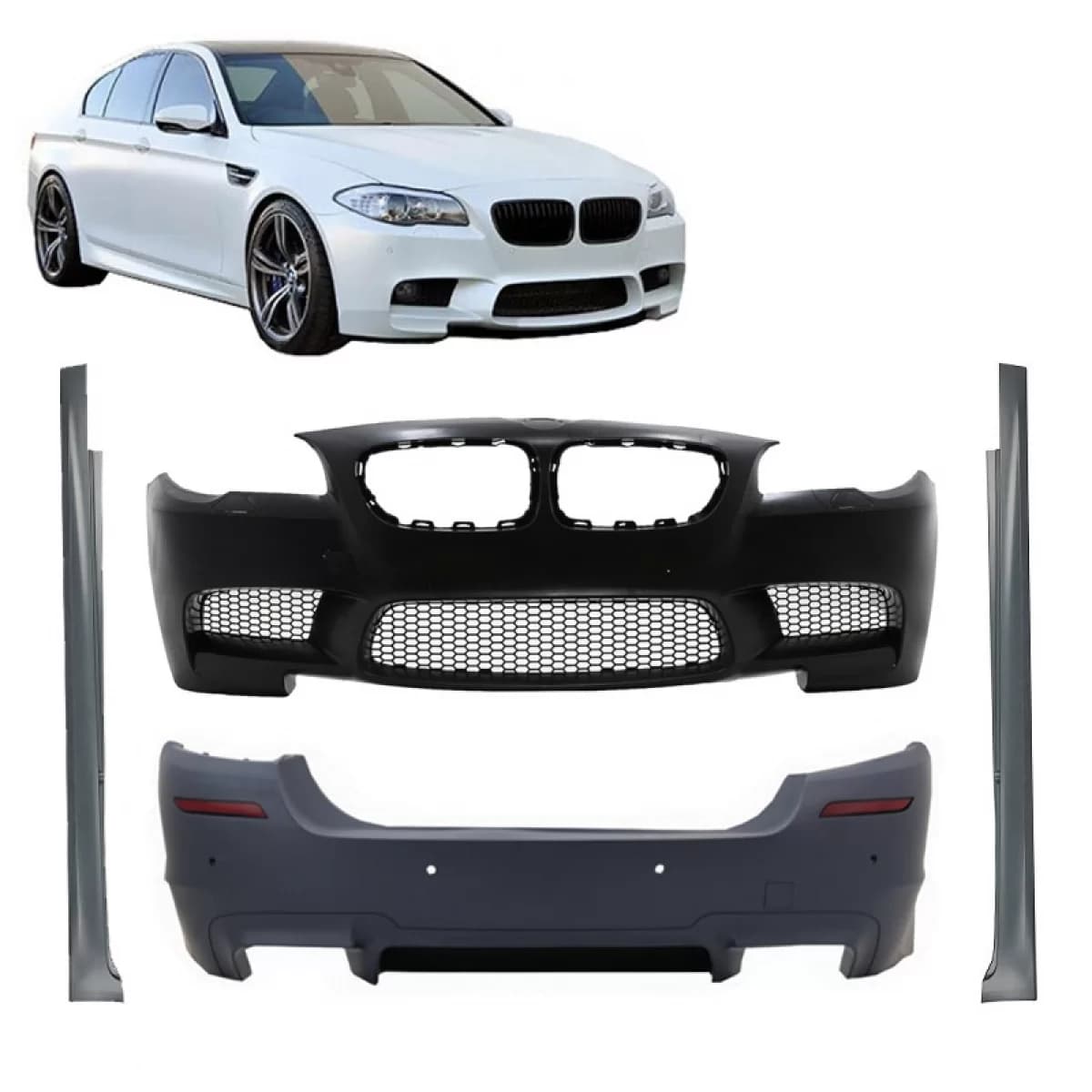 Body Kit suitable for BMW 5 F10 10-17 M5 Look with PDC
