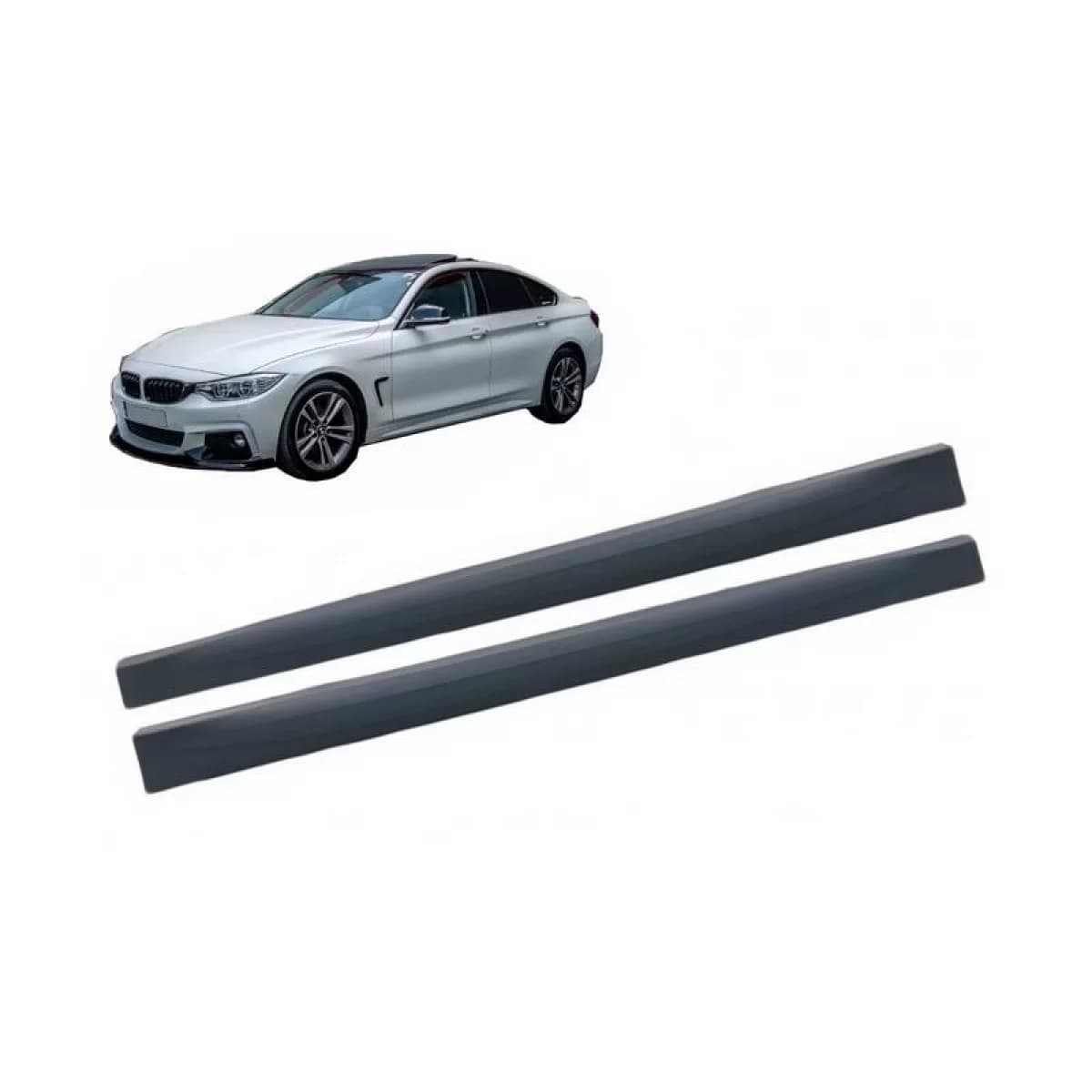 Side Skirts suitable for BMW 4 F36 13-17 M-Sport / M-Tech Look 2 Pieces